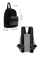 Women's Black Stone Backpack | Derimod