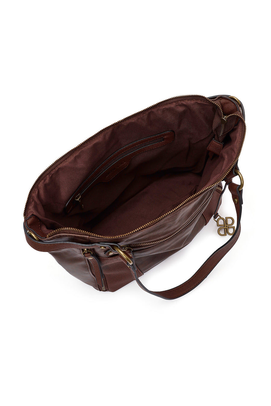 Women's Brown Long Strap Shoulder Bag