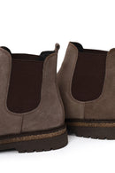 Male Mink Suede Chelsea Boots | Derimod