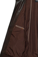 Bryan Men's Brown Leather Jacket | Derimod