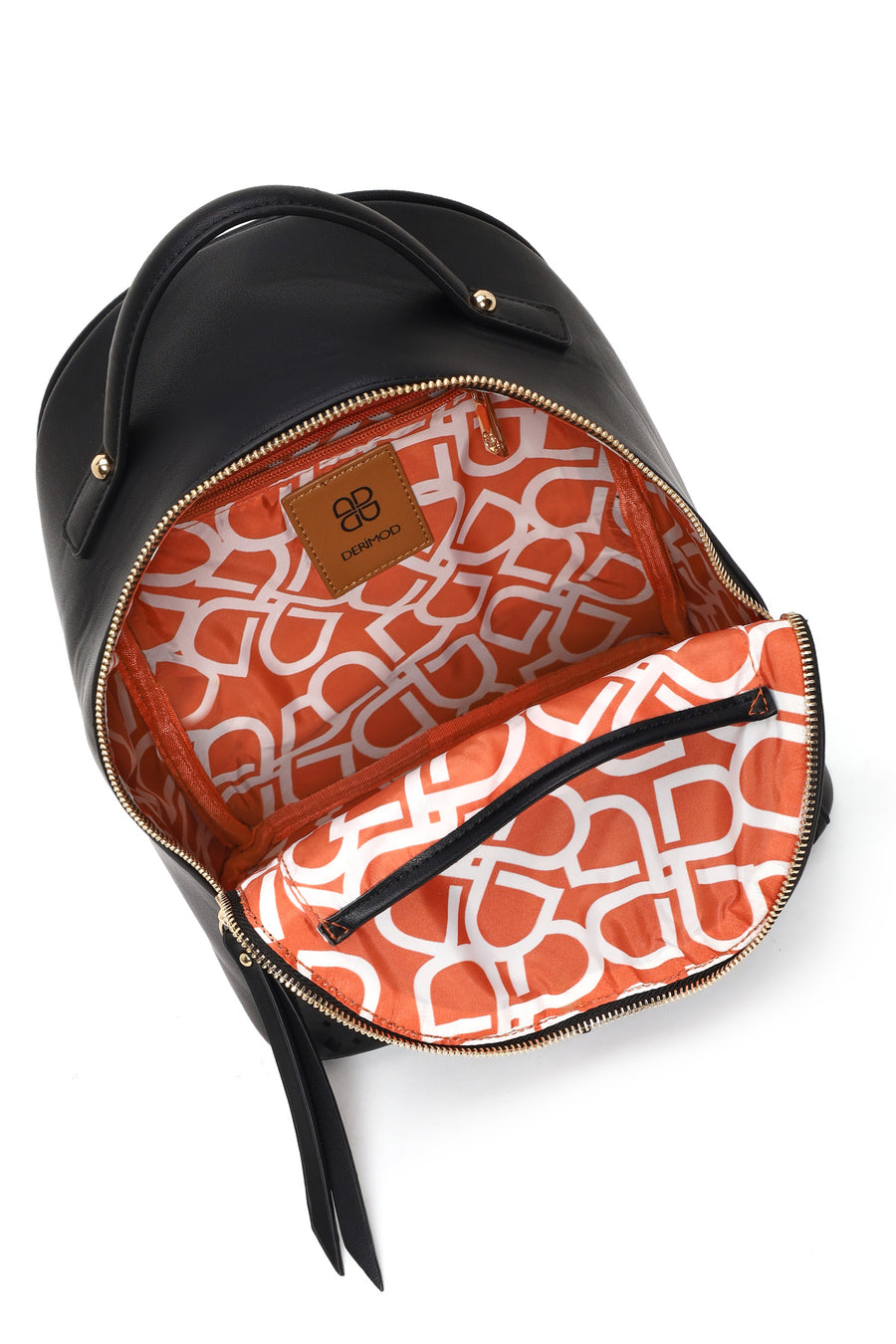 Woman Black Backpack