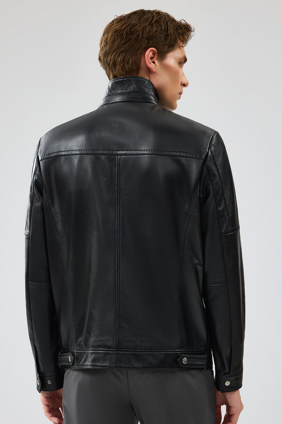 
Muller-X Men's Black Leather Jacket
