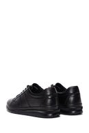 Men's Black Leather Casual Sneaker | Derimod