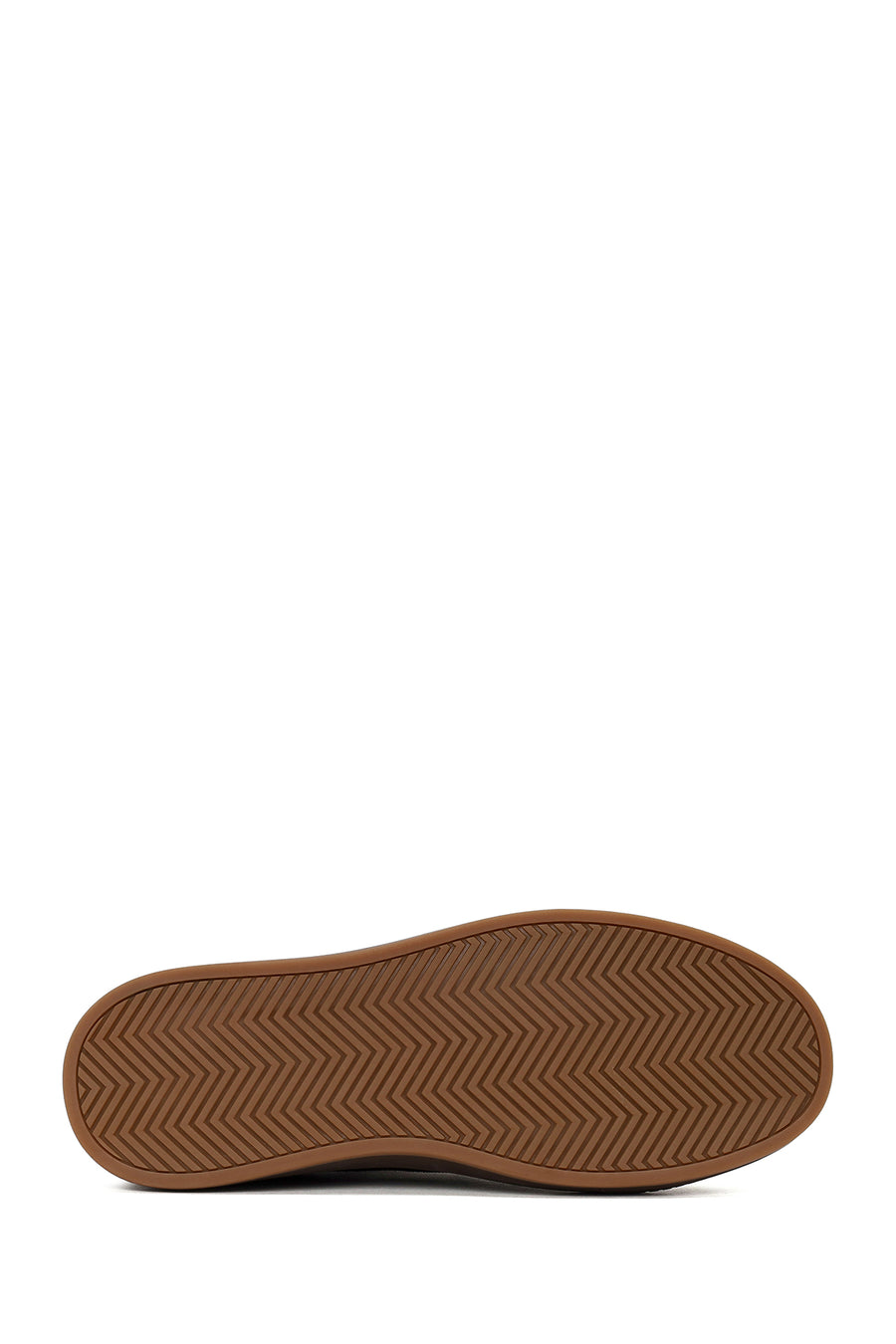 Erkek Kahverengi Kalın Tabanlı Süet Deri Sneaker