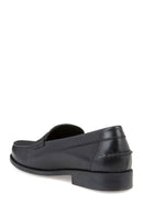 Geox Men's Black New Damon Leather Loafer | Derimod