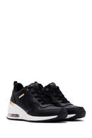 Skechers Women's Black Millon Air Wedge Heel Sneaker | Derimod