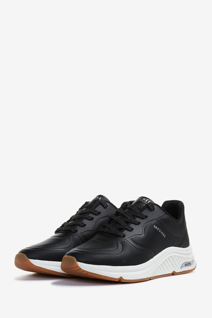 Skechers Kadın Siyah Arch Fit S-Miles -Mile Sneaker