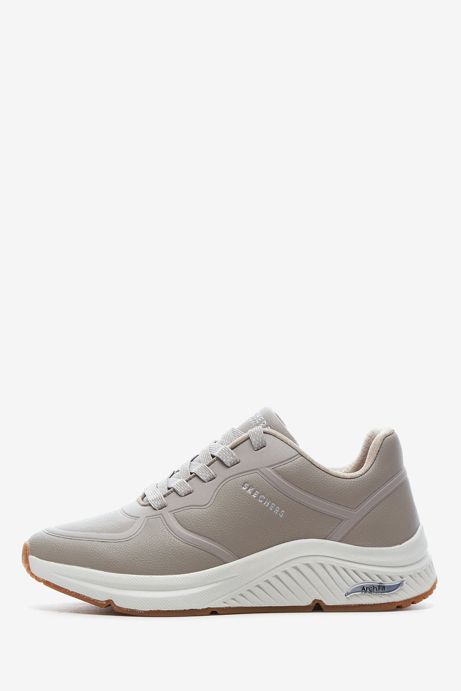 Skechers Kadın Bej Arch Fit S-Miles- Mile Makers Sneaker