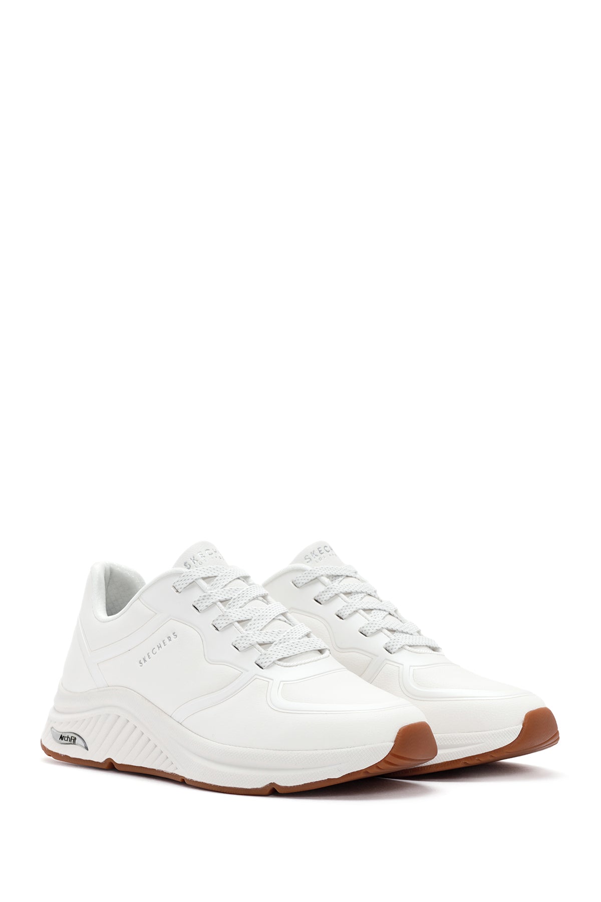 Skechers Kadın Beyaz Arch Fit S-Miles Bağcıklı Sneaker