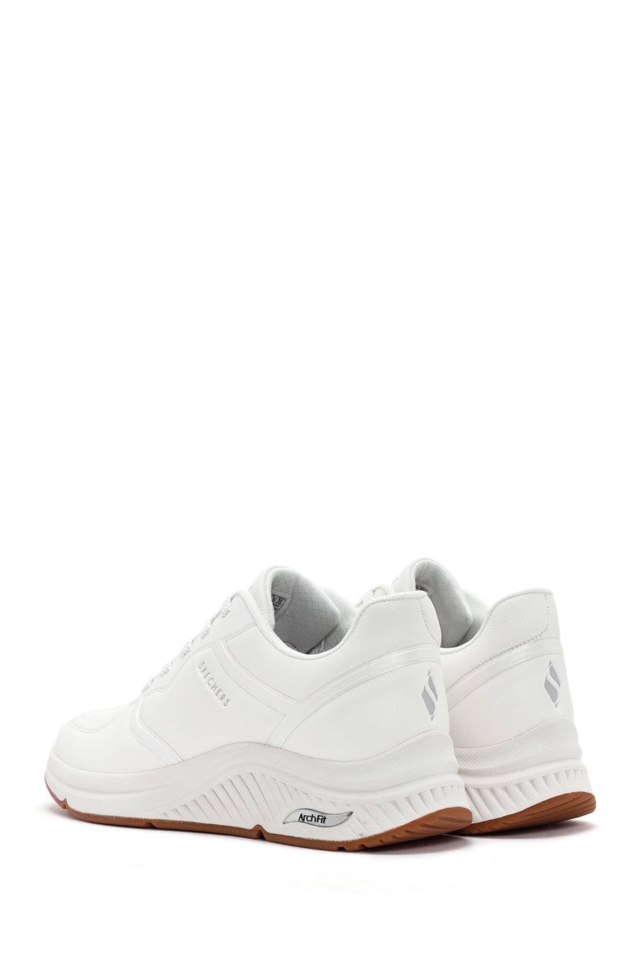Skechers Kadın Beyaz Arch Fit S-Miles Bağcıklı Sneaker