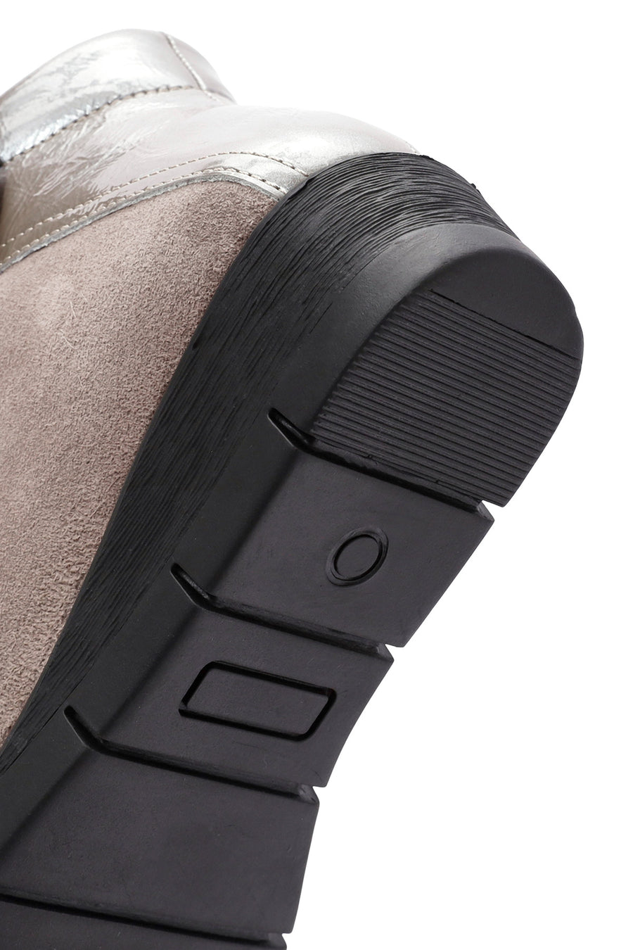 Kadın Vizon Fermuarlı Deri Comfort Bot