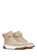 Women's Beige High Top Sneaker | Derimod