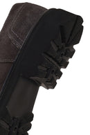 Male Fume Double-Buckle Thick-Soled Suede Casual Shoes | Derimod