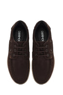 Men's Brown Lace-Up Nubuck Leather Casual Shoes | Derimod