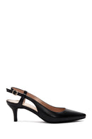 Women's Black Low Heeled Shoes | Derimod