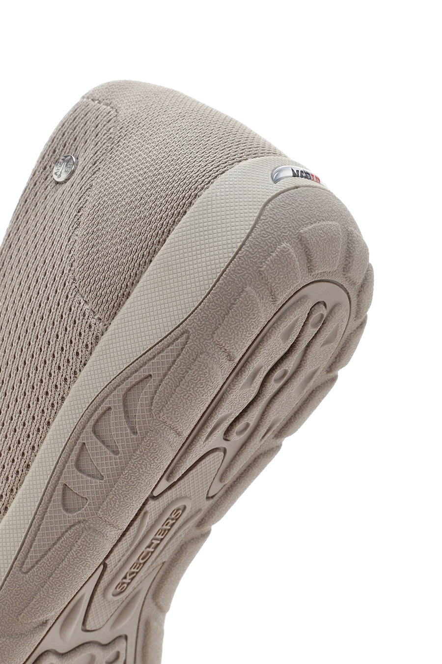 Skechers Women's Beige Arch Fit Reggae Cup - Rivers Fabric Sneakers