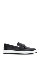 Men's Black Leather Loafer | Derimod