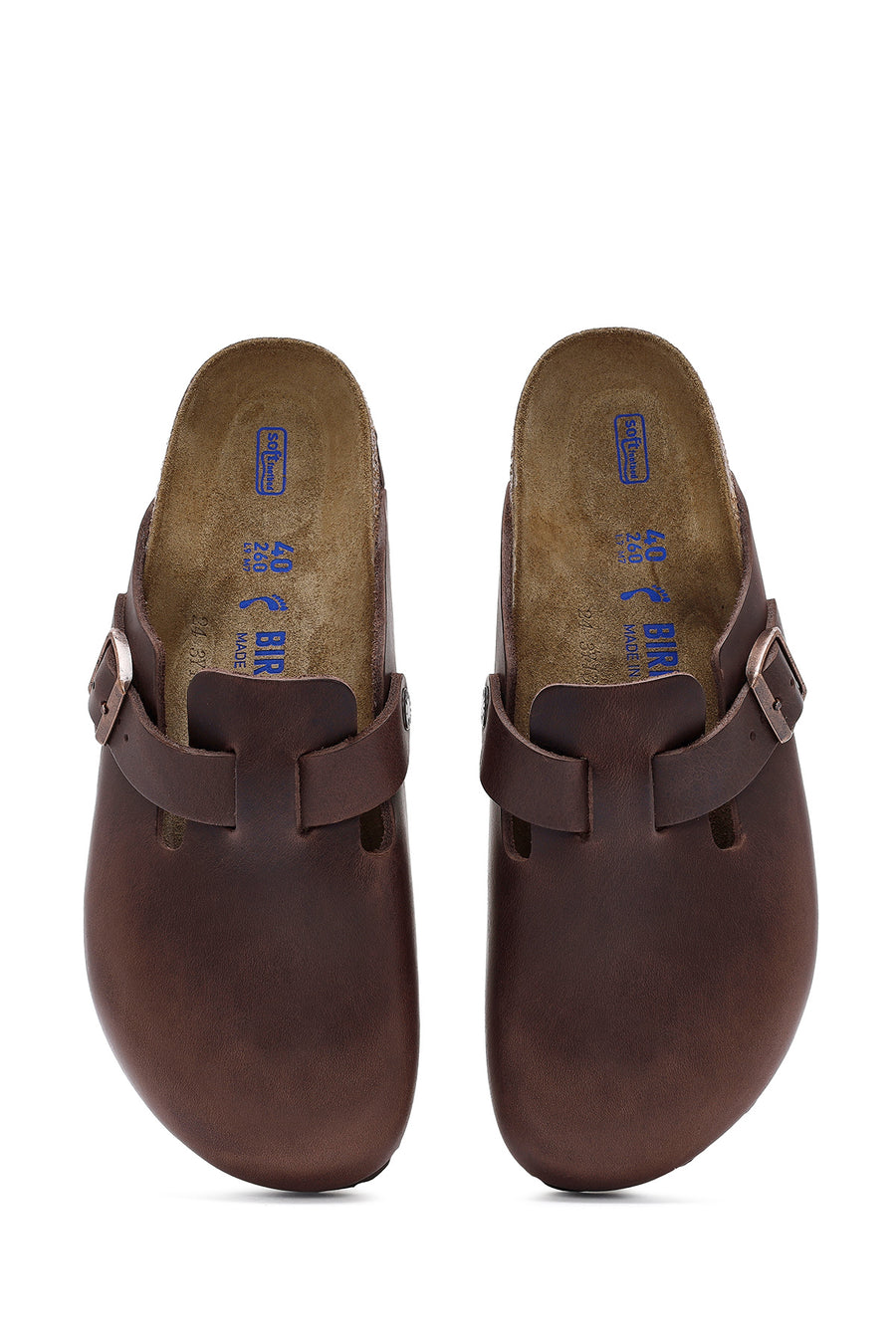 Birkenstock Erkek Kahverengi Boston Nubuk Deri Terlik