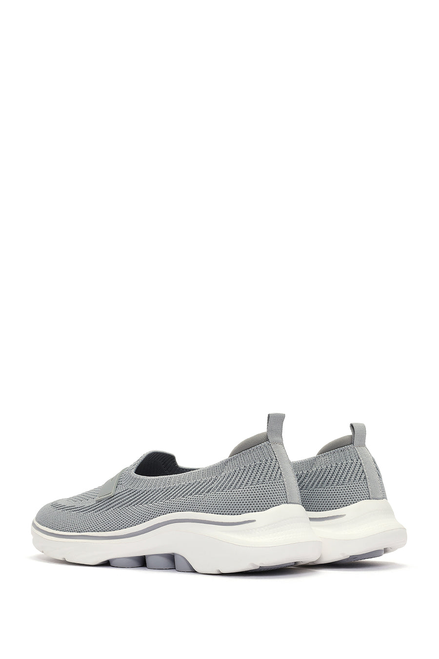 Derimod Zero Women's Grey Fabric Thick Soled Sneaker