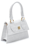 Kadın Kroko Desenli Mini El Çantası | Derimod