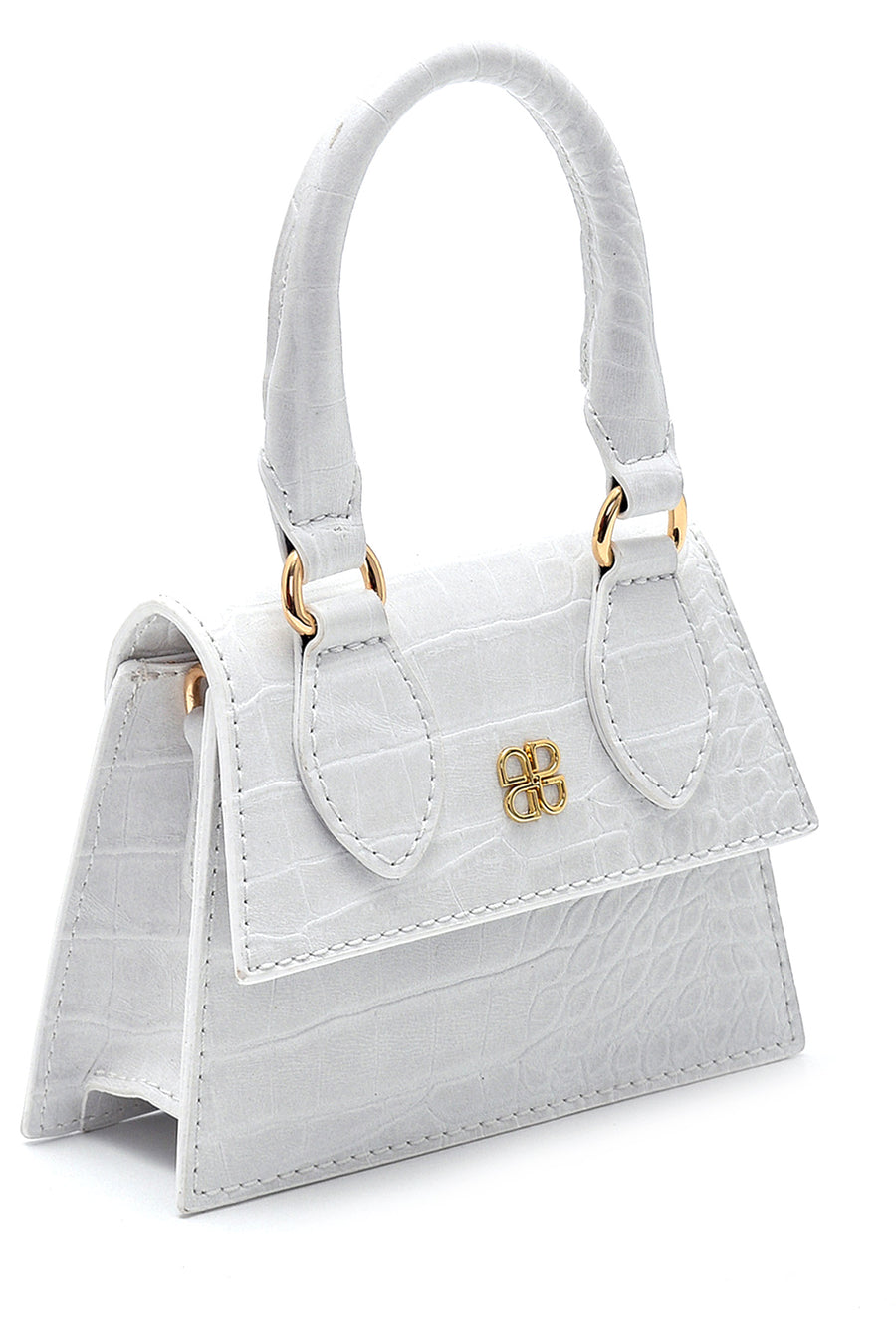 Women's Crocodile Patterned Mini Handbag