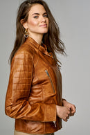 Bravo Women's Leather Jacket | Derimod