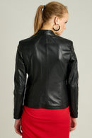 NORMA WOMEN'S LEATHER JACKET | Derimod