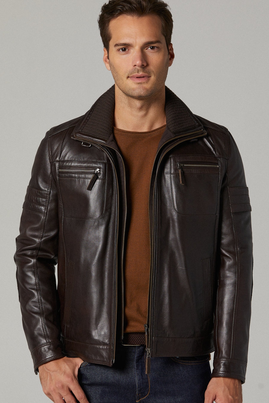 Clark Erkek Deri Ceket 15WGE614947 | Derimod