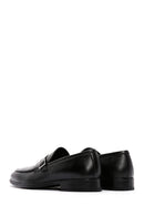 Men's Black Leather Classic Loafer | Derimod