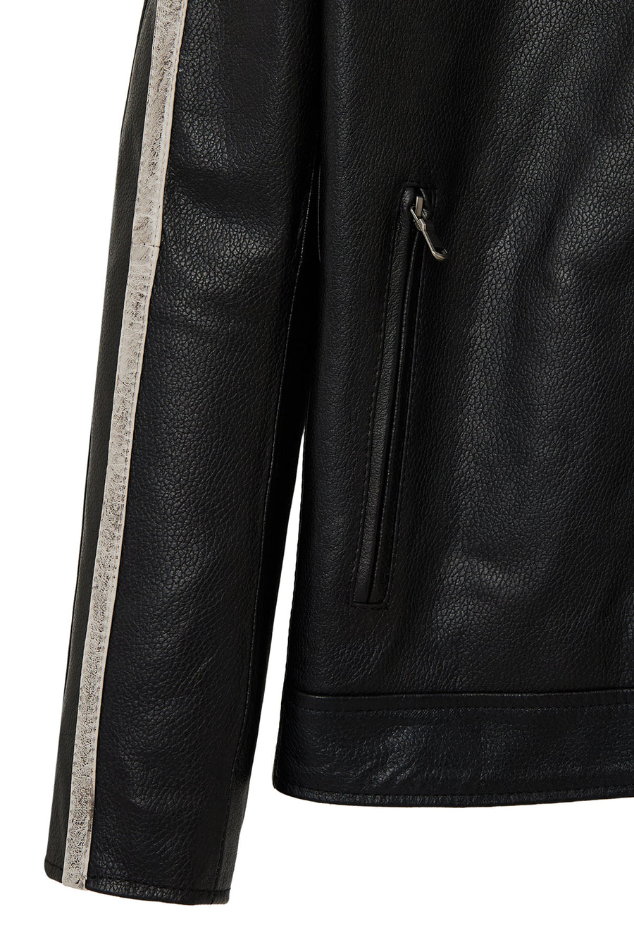 Middleton Men's Black Slim-Fit Short Leather Jacket