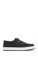 Men's Gray Lace-up Suede Leather Casual Shoes | Derimod