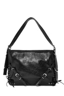 Women's Black Metal Detailed Shoulder Bag | Derimod