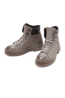 Men's Mink Nubuck Leather Casual Boots | Derimod