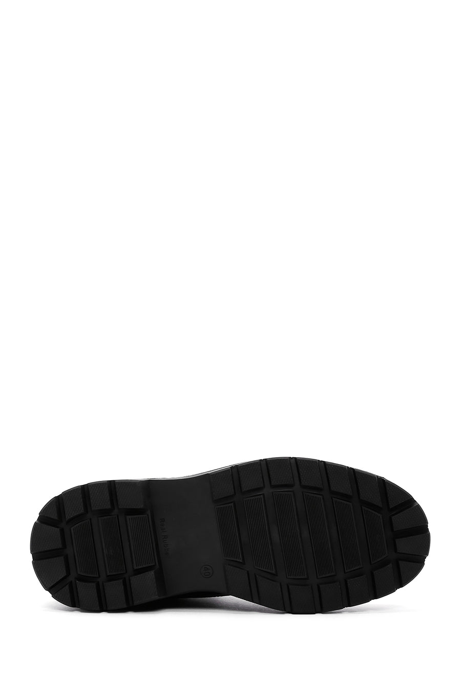 Men's Black Zippered Casual Leather Boots