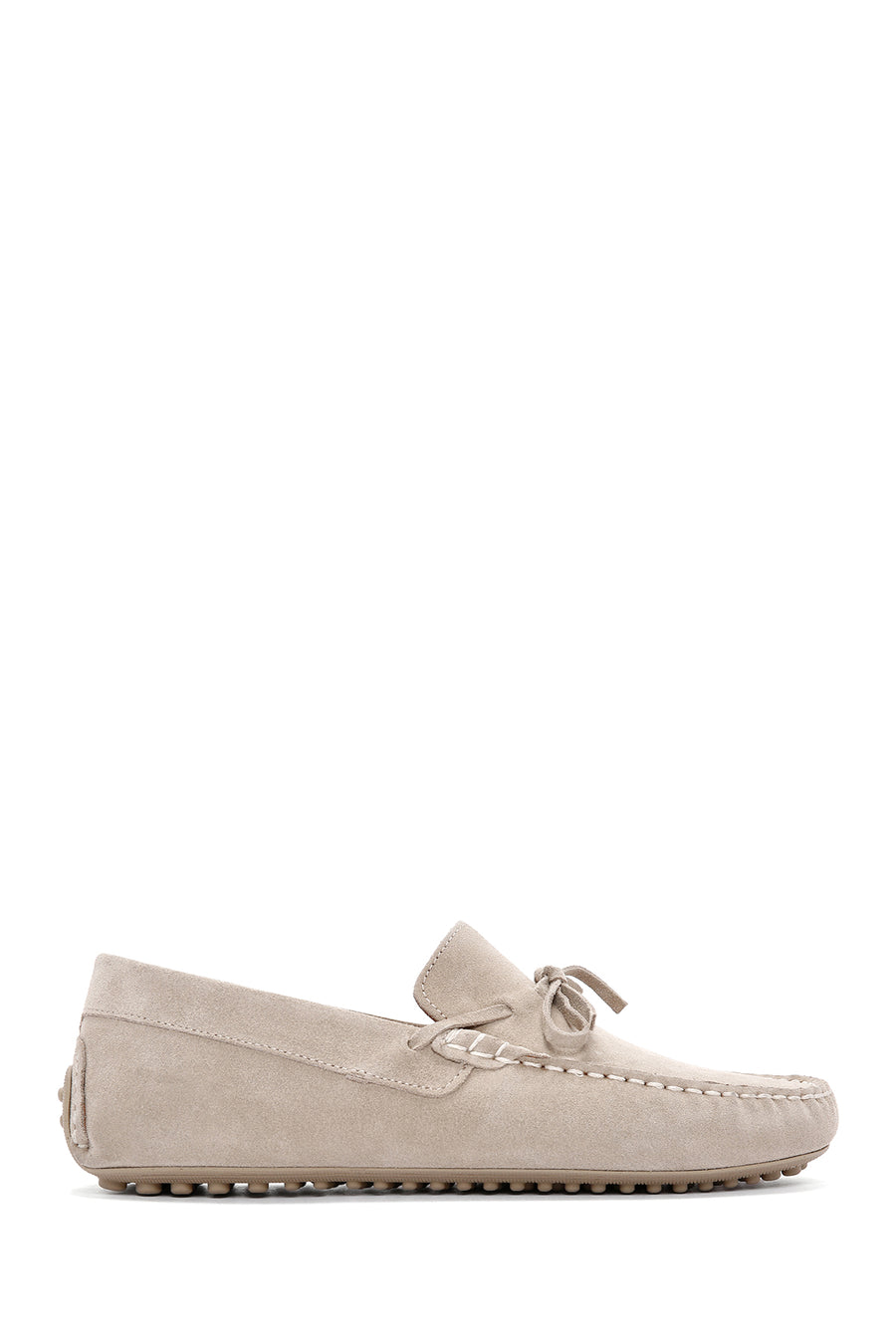 Men's Beige Suede Leather Casual Loafer 24SFD630010 | Derimod