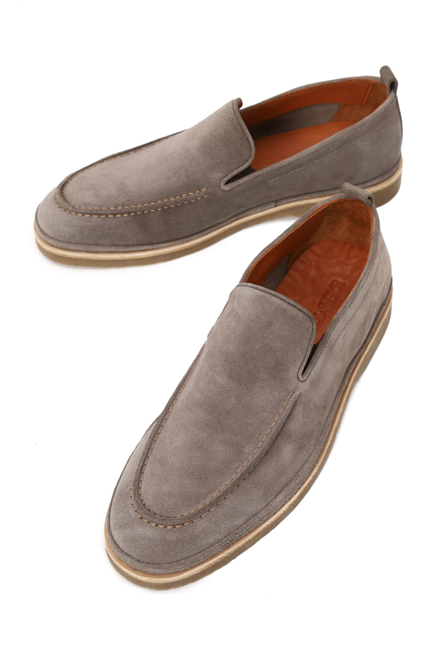 Erkek Vizon Süet Deri Casual Loafer