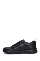 Men's Leather Black Casual Sneaker | Derimod