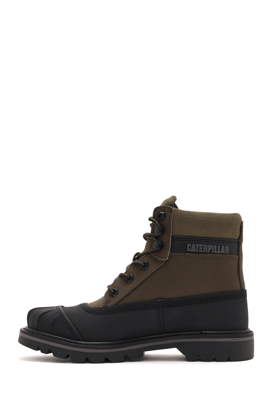 Caterpillar Men's Green Colorado Galosh WP Lace-Up Leather Combat Boots