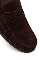 Erkek Kahverengi Süet Deri Casual Loafer | Derimod