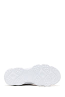 Women's White Thick Soled Sneaker | Derimod