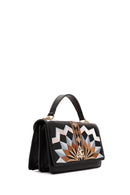 Women's Black Long Strap Printed Shoulder Bag | Derimod