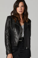 Colette Women's Leather Jacket | Derimod