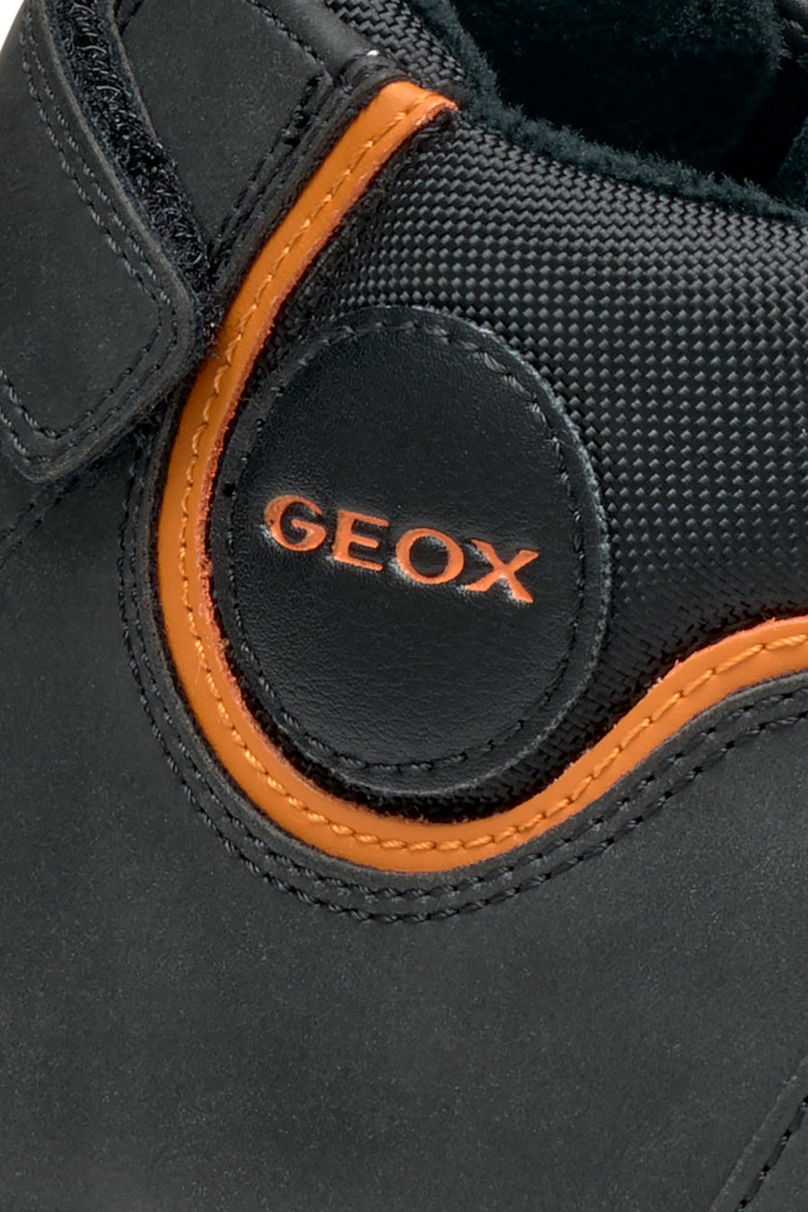 Geox Boy Black High-Top Sneakers