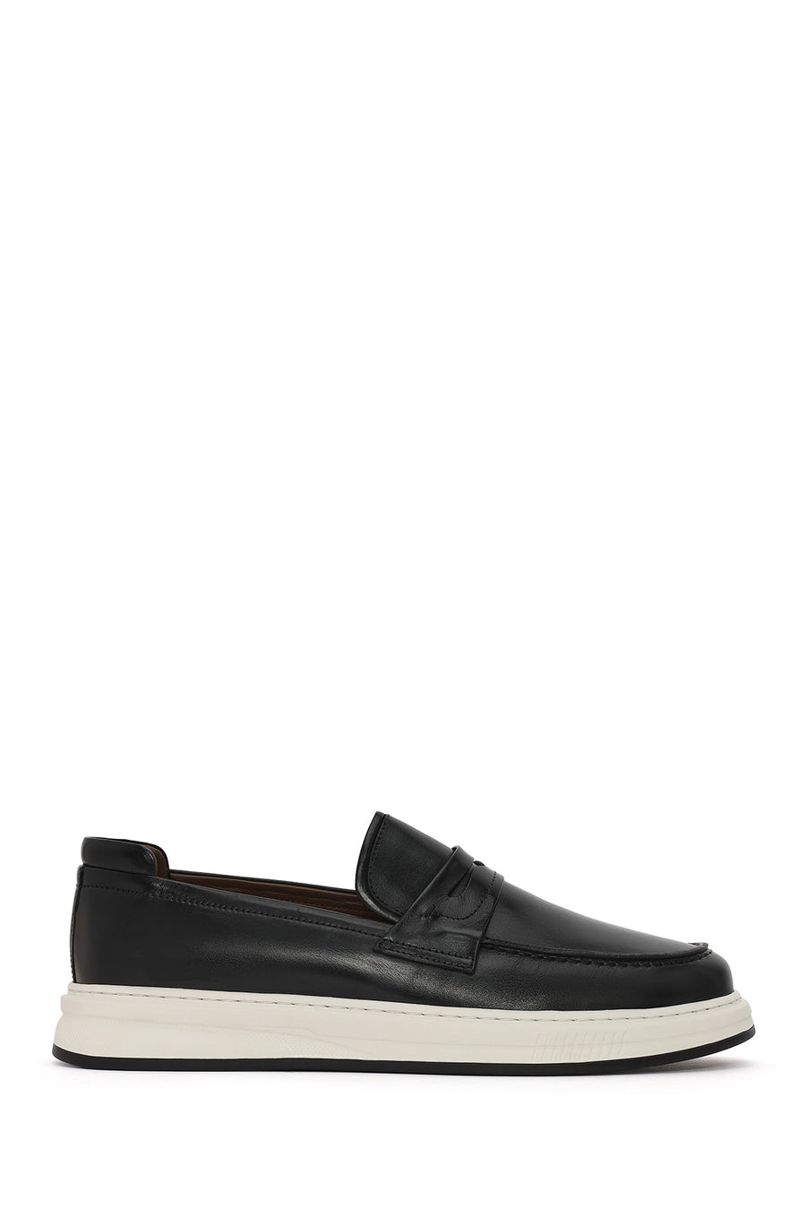Men's Black Leather Casual Loafer 26SFD602918 | Derimod