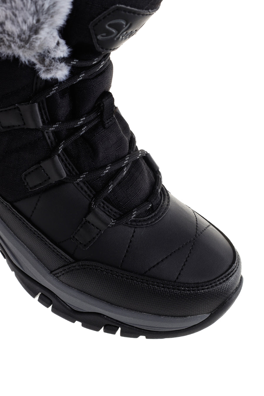Skechers Kadın Siyah Trego Kalın Tabanlı Bot