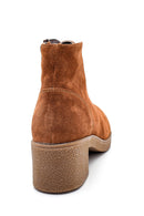 Women's Heeled Suede Leather Boots | Derimod