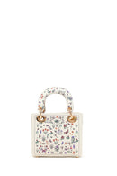 Woman Multicolored Patterned Mini Evening Bag with Long Chain Strap | Derimod