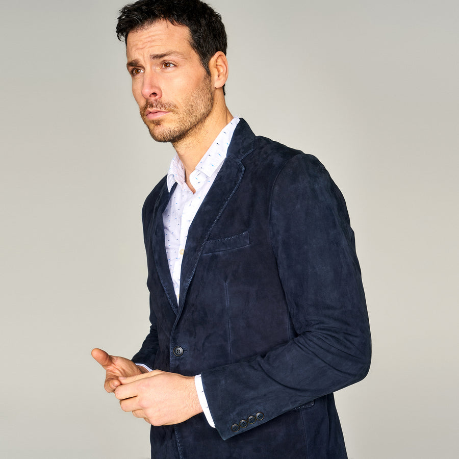 Bilbao Men's Navy Blue Coat