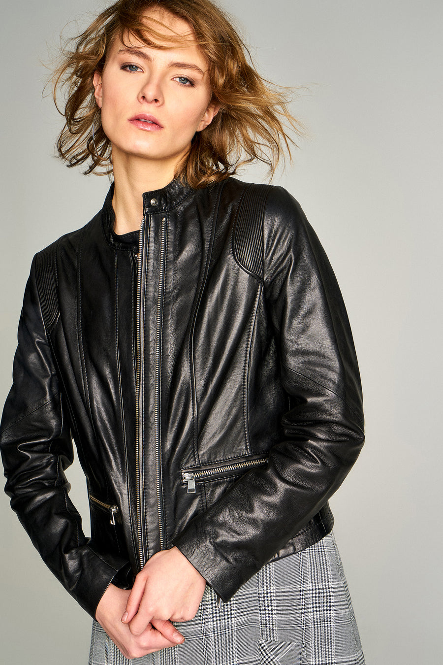 Nancy Women's Leather Jacket