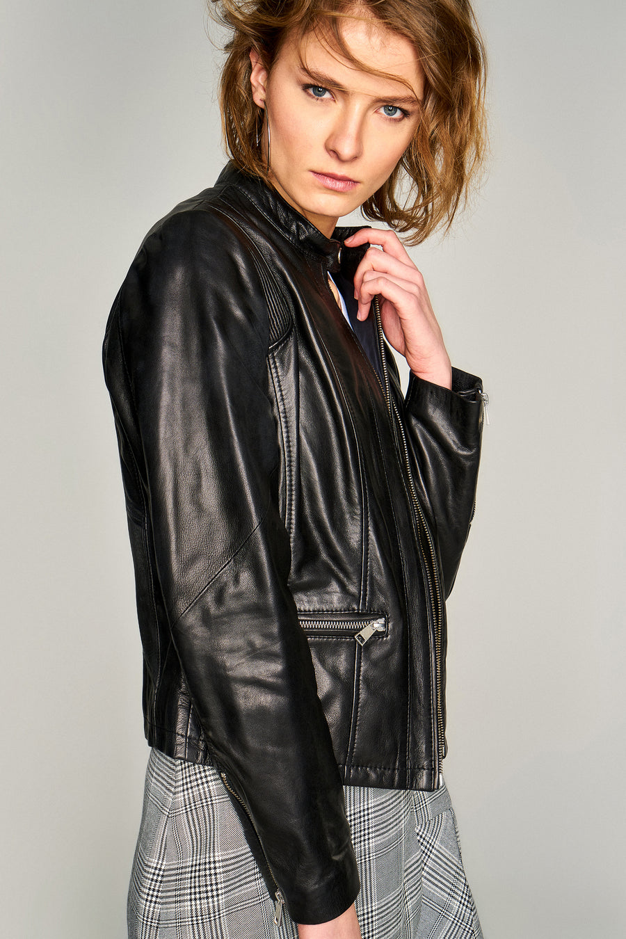 Nancy Women's Leather Jacket